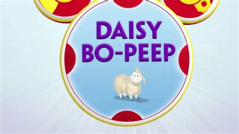 "Daisy Bo-Peep" is the series premiere of Mickey Mouse Clubhouse. . Mickey mouse clubhouse title cards
